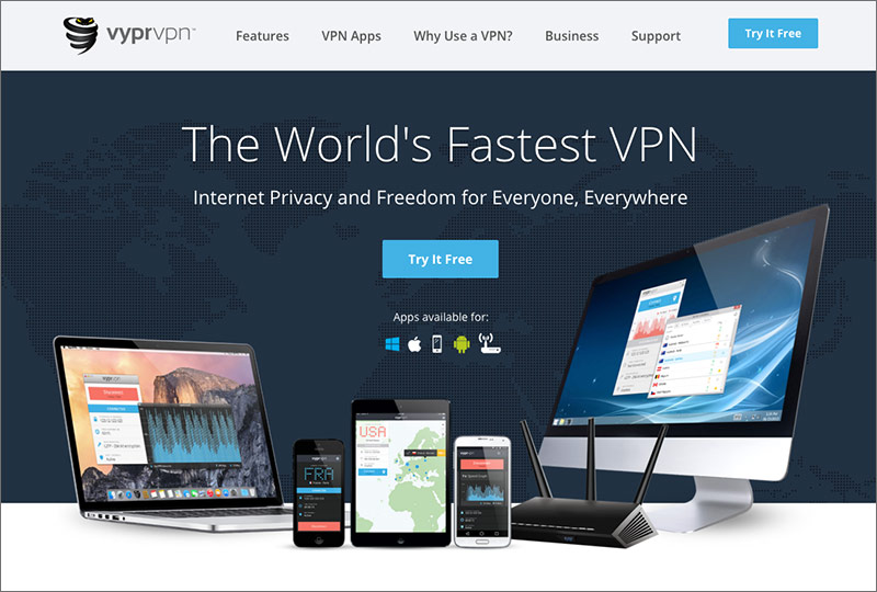 VyprVPN Website